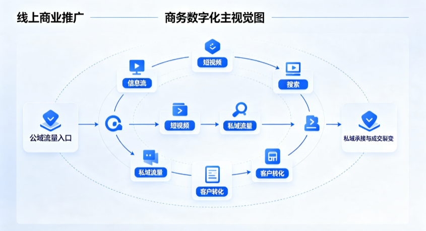 神池县线上商业推广怎么做？全域流量闭环搭建与低成本转化实战指南